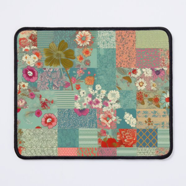 Item preview, Patchwork With Flowers 2 designed and sold by Hashola Designs.