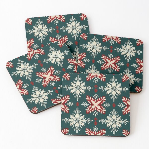 Item preview, Christmas Xmas Fake Embroidery 3D Effect Pattern No 35 designed and sold by Atomura.