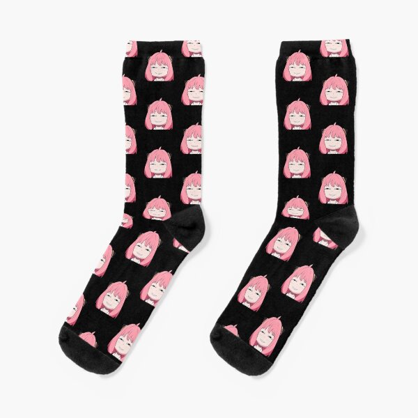 Anya Meme Spy X Family Socks Men's Women's Fashion Anime Manga Socks Spring  Summer Autumn Winter Middle Tube Socks Gifts - AliExpress