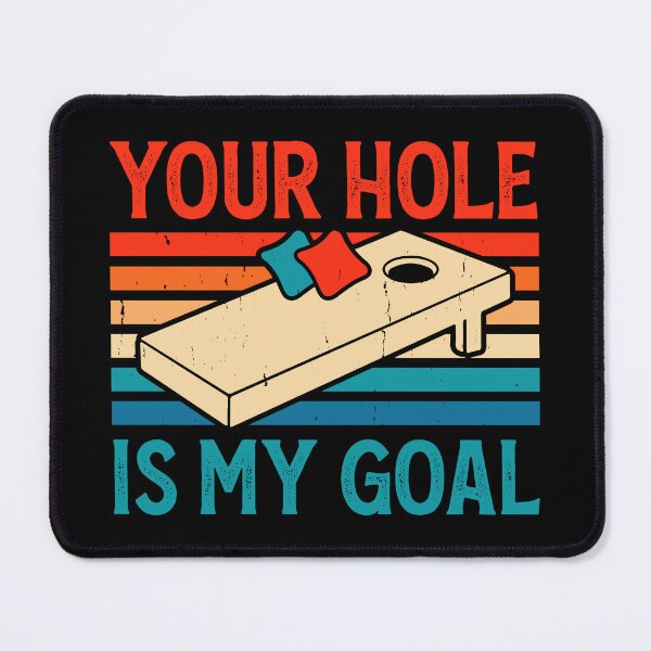 Item preview, Your Hole Is My Goal Retro Design - Baggo Bean Bag Toss Game - Funny Cornhole Player Vintage designed and sold by naworas.