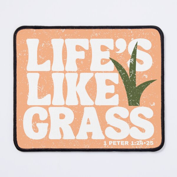 Item preview, Life's Like Grass - orange designed and sold by LittleIceberg.