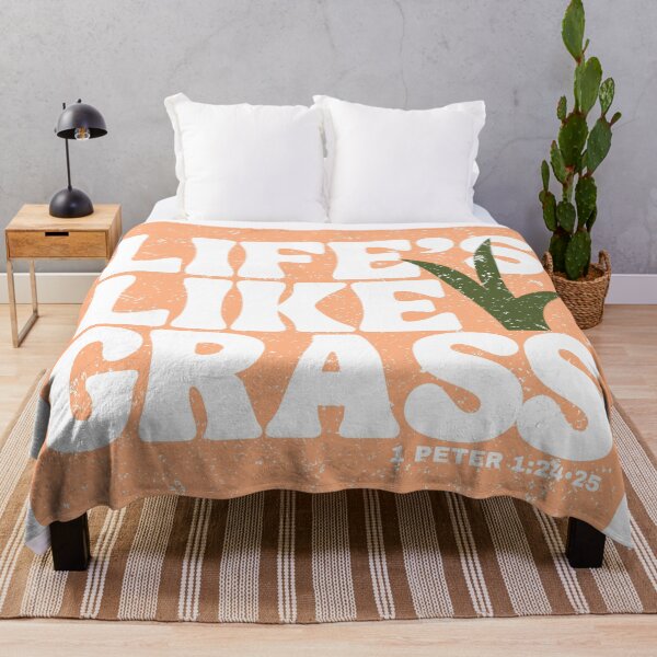 Item preview, Life's Like Grass - orange designed and sold by LittleIceberg.