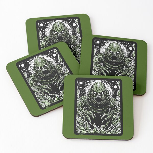 Item preview, Lagoon Creature Tarot Art designed and sold by GhostMachine13.