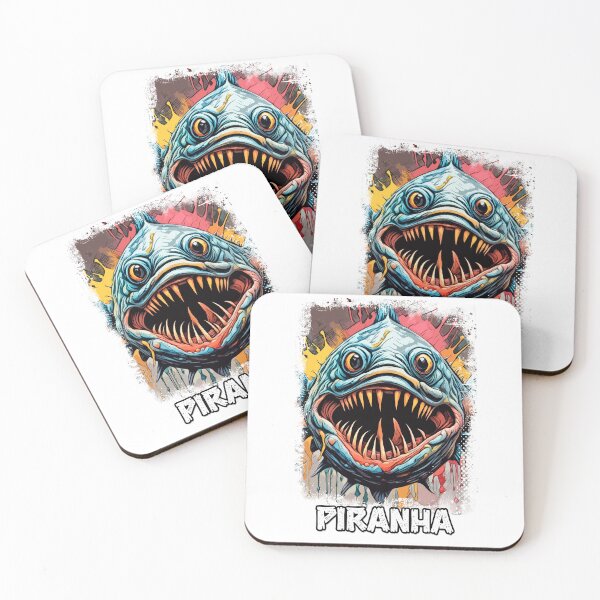 Item preview, Piranha Amazon River Monster fish Modern Fantasy designed and sold by Naumovski.