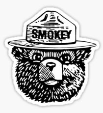 Pegatina Smokey Blanco y Negro