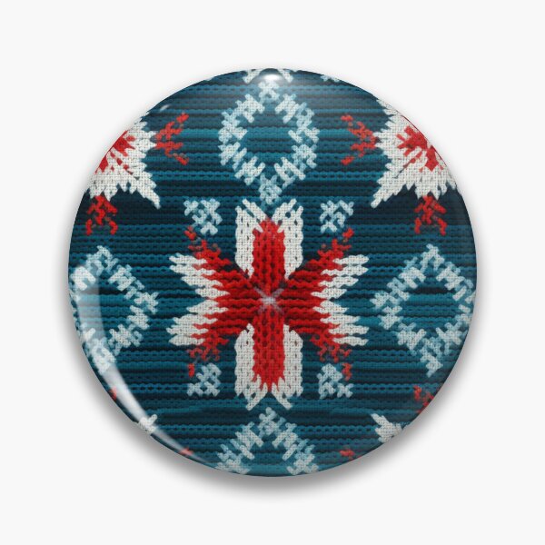 Item preview, Christmas Xmas Fake Embroidery 3D Effect Pattern No 36 designed and sold by Atomura.
