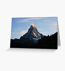 Matterhorn Sunset, Switzerland Greeting Card