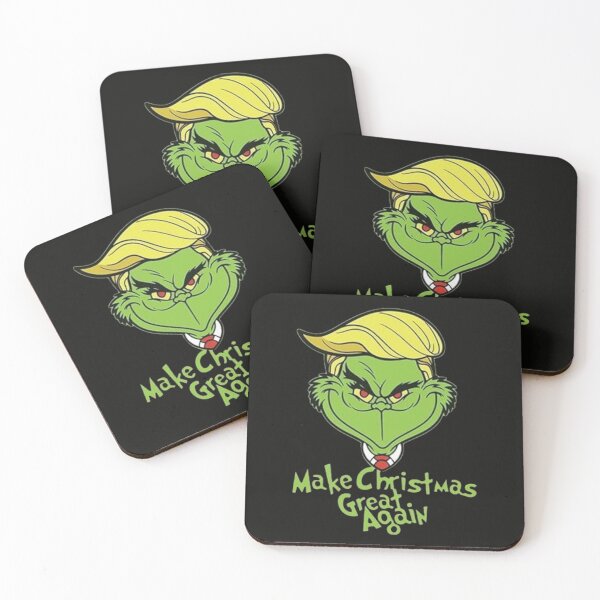 Item preview, Make Christmas Great Again - Funny Grinch Political Satire designed and sold by Vicky021.