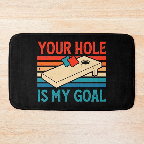 Item preview, Your Hole Is My Goal Retro Design - Baggo Bean Bag Toss Game - Funny Cornhole Player Vintage designed and sold by naworas.