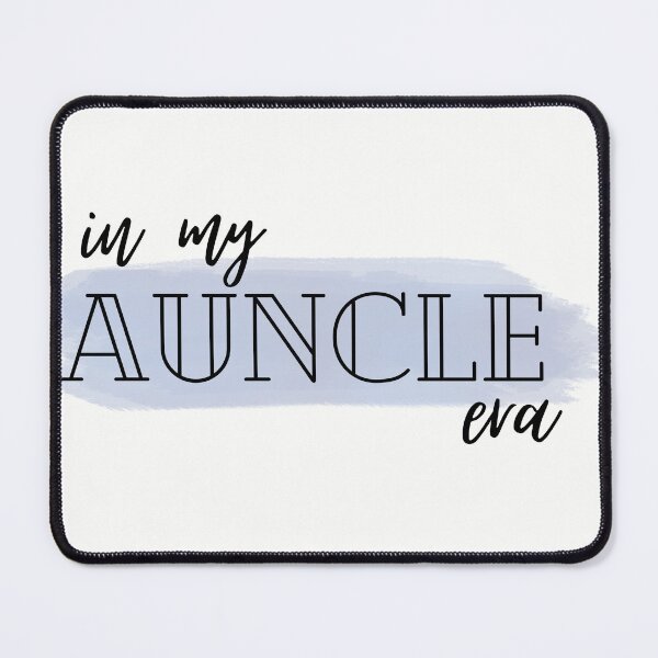 Item preview, In My Auncle Era - Gender Neutral - Blue Watercolor designed and sold by Cozy-Home10.