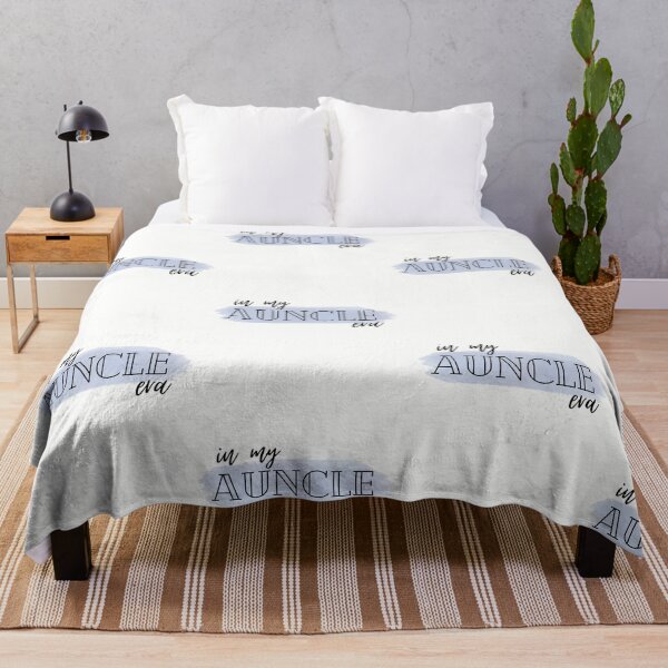 Item preview, In My Auncle Era - Gender Neutral - Blue Watercolor designed and sold by Cozy-Home10.