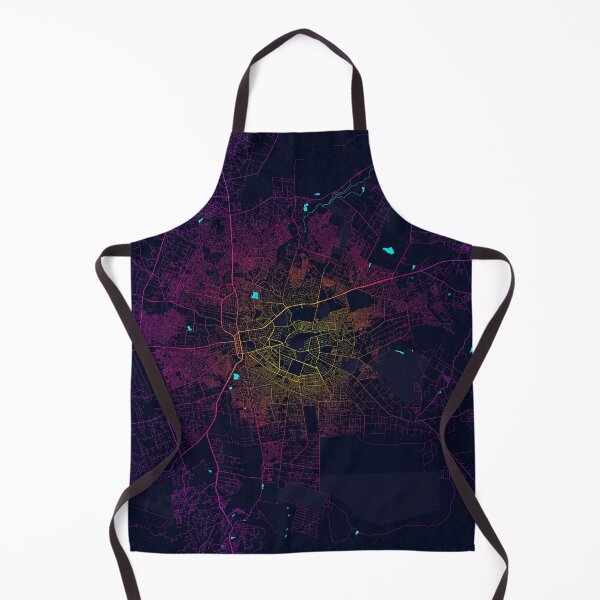 Item preview, Lusaka City Map of Zambia - Neon designed and sold by deMAP.