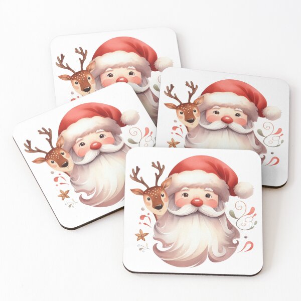 Item preview, Santa and Deer, It's Christmas Time, Santa & Deer Duo - Christmas Time Tee designed and sold by Ranja Sanat.