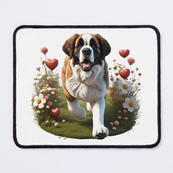 Item preview, Cute playful Saint Bernard dog designed and sold by Kaleddis.