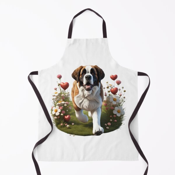 Item preview, Cute playful Saint Bernard dog designed and sold by Kaleddis.