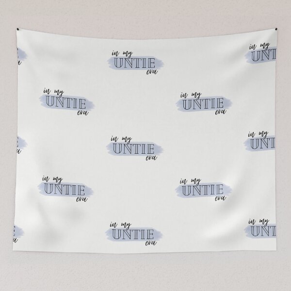 Item preview, In My Untie Era - Gender Neutral - Blue Watercolor designed and sold by Cozy-Home10.