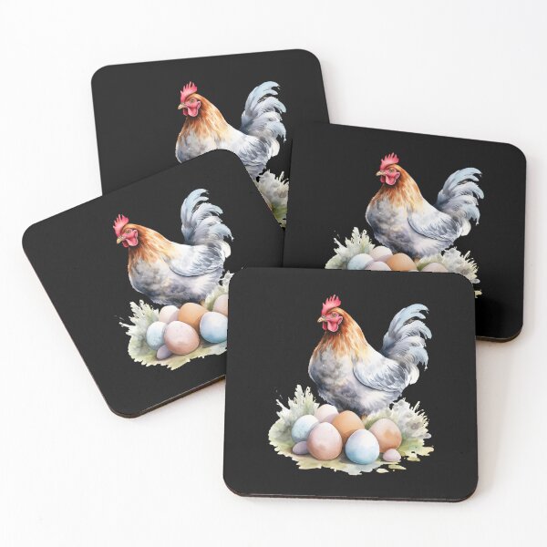Item preview, Water Color Easter Egger Chicken designed and sold by Pati-Design.