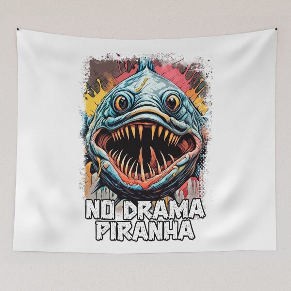 Item preview, Funny Piranha Saying Amazon River Monster fish designed and sold by Naumovski.