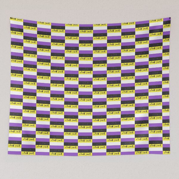 Item preview, show your non binary pride designed and sold by D00bieDaddie.