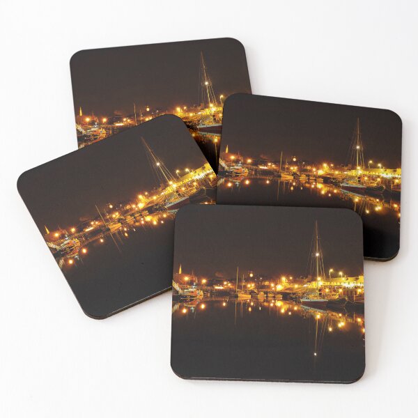 Item preview, Girvan Harbour at Night designed and sold by derekbeattie.