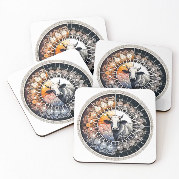 Item preview, Eclipse Petals Bull Portrait designed and sold by AnCollection.