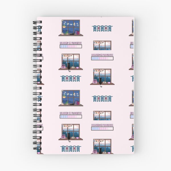 Artikelvorschau, Bücherwurm-Rosa-Muster entworfen und verkauft von CoverToCover.