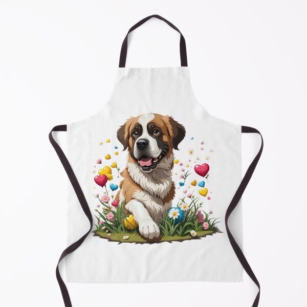Item preview, Cute playful Saint Bernard dog designed and sold by Kaleddis.