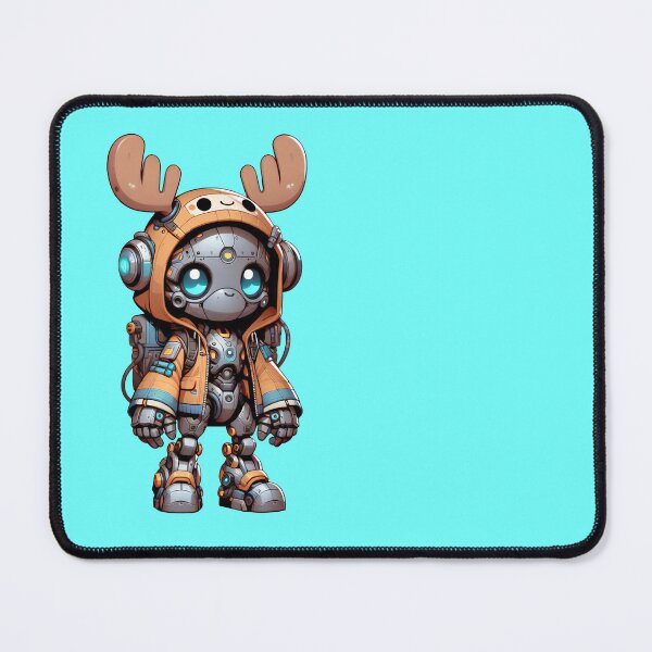 Item preview, Cute Cyberpunk Robot Moose! designed and sold by kukamatsu.