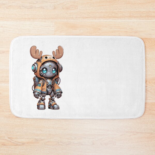 Item preview, Cute Cyberpunk Robot Moose! designed and sold by kukamatsu.