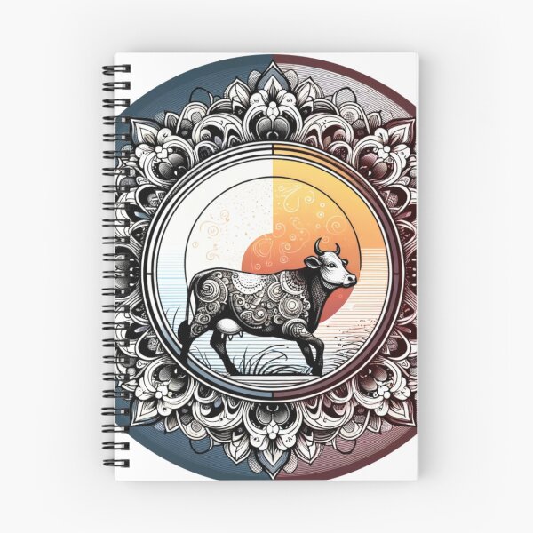 Item preview, Sunset Florals Bull Silhouette designed and sold by AnCollection.