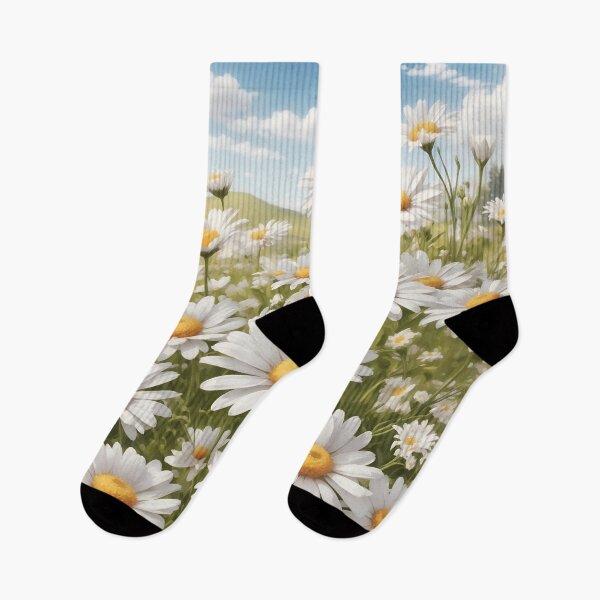 Item preview, Tranquil Daisy Meadows Watercolor  designed and sold by Neranchara.
