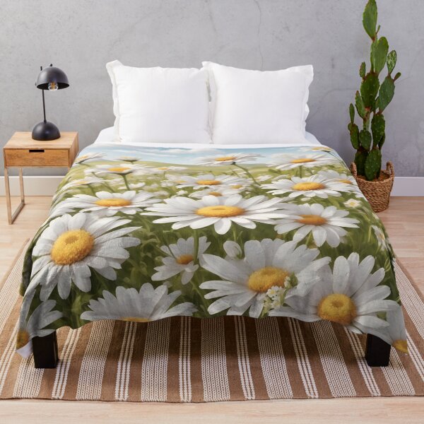 Item preview, Tranquil Daisy Meadows Watercolor  designed and sold by Neranchara.
