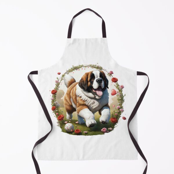 Item preview, Cute playful Saint Bernard dog designed and sold by Kaleddis.