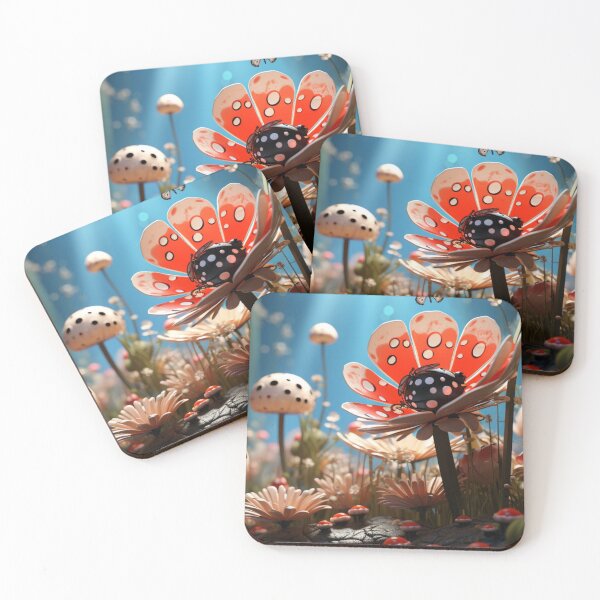 Item preview, Stunning Butterfly Artwork Imaginative Art Astonishing Lady Bug Garden B292 designed and sold by MPCFICTION.