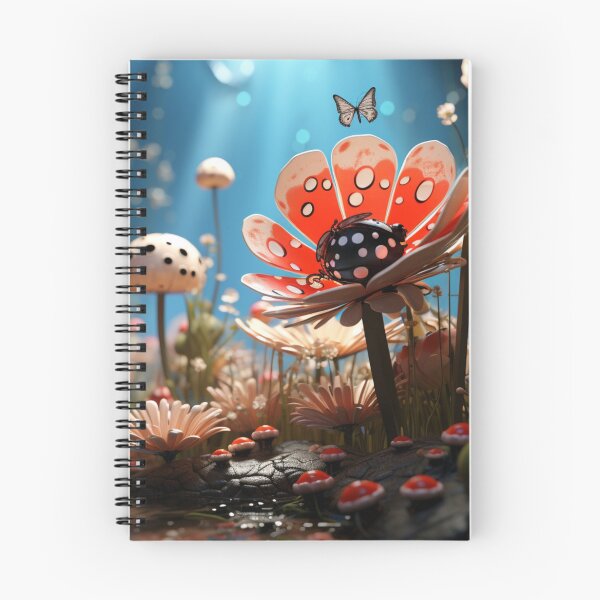 Item preview, Stunning Butterfly Artwork Imaginative Art Astonishing Lady Bug Garden B292 designed and sold by MPCFICTION.