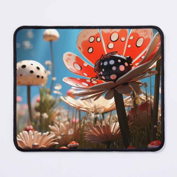 Item preview, Stunning Butterfly Artwork Imaginative Art Astonishing Lady Bug Garden B292 designed and sold by MPCFICTION.