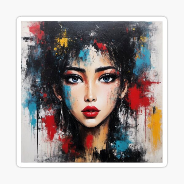 More Abstraction of Her Sticker