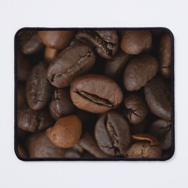 Item preview, Dark roasted coffee beans art print - food photography  designed and sold by Christa Stroo Photography.