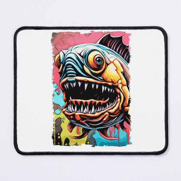 Item preview, Scary Piranha Monster fish Abstract Fantasy designed and sold by Naumovski.