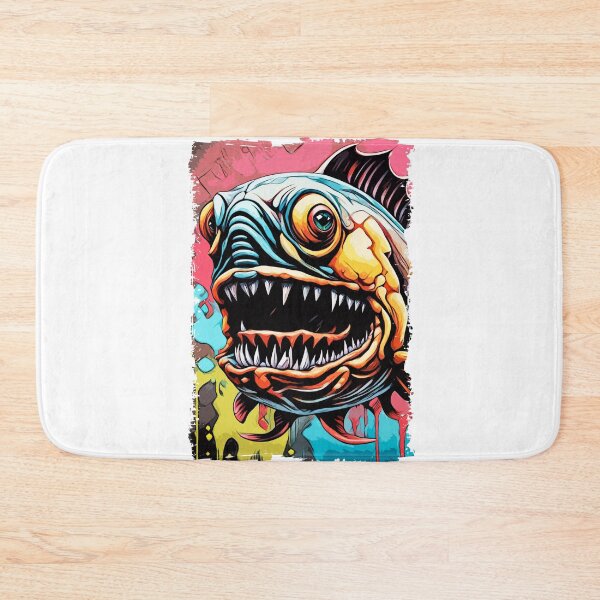 Item preview, Scary Piranha Monster fish Abstract Fantasy designed and sold by Naumovski.