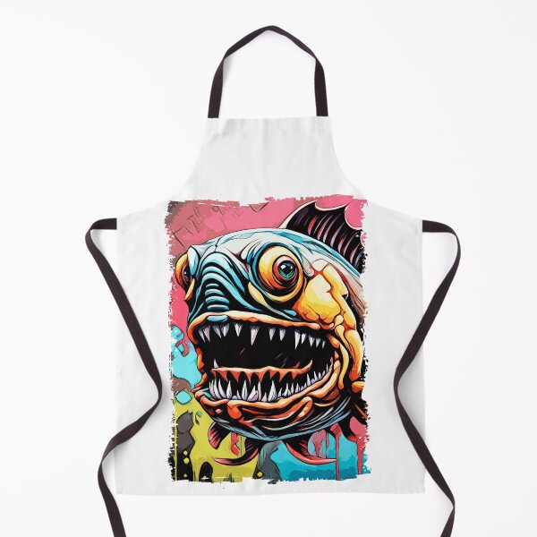 Item preview, Scary Piranha Monster fish Abstract Fantasy designed and sold by Naumovski.