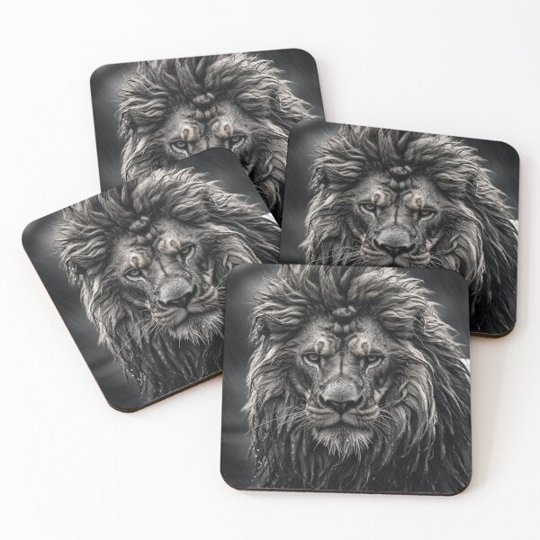 Item preview, Lion In The Rain designed and sold by asaroberson.