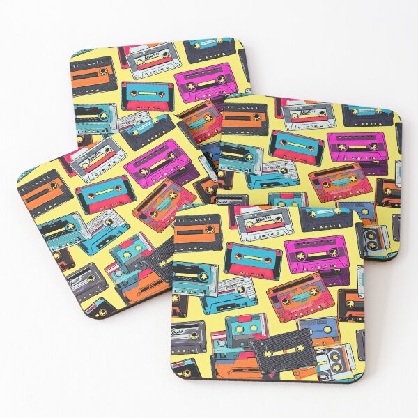 Aperçu de l'œuvre Cassettes minimalistes des années 80 créée et vendue par ArtyArtArtist.