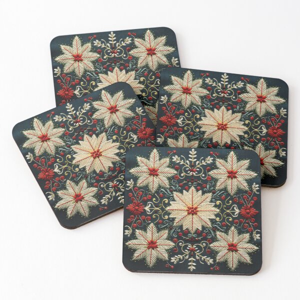 Item preview, Christmas Xmas Fake Embroidery 3D Effect Pattern No 39 designed and sold by Atomura.