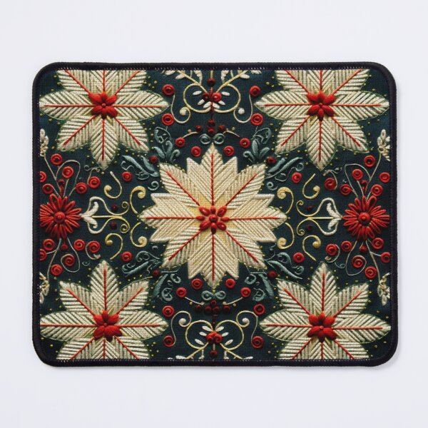 Item preview, Christmas Xmas Fake Embroidery 3D Effect Pattern No 39 designed and sold by Atomura.
