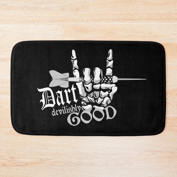 Item preview, Dart motif with saying: Dart devilishly GOOD, a devilishly cool dart design for dart players with their own style. designed and sold by ChrUzDesigner.