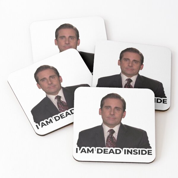 Item preview, The Office - Michael Scott "I AM DEAD INSIDE" funny face  designed and sold by OutfitCustoms1.