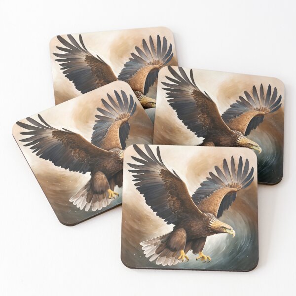 Item preview, Wedge Tailed Eagle flying portrait designed and sold by emaotx.