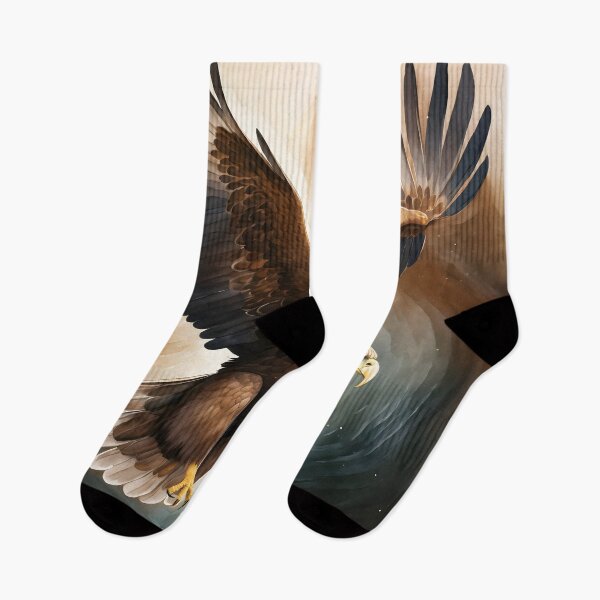 Item preview, Wedge Tailed Eagle flying portrait designed and sold by emaotx.