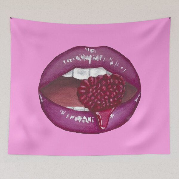 Item preview, raspberry lips designed and sold by SunnyAngst.